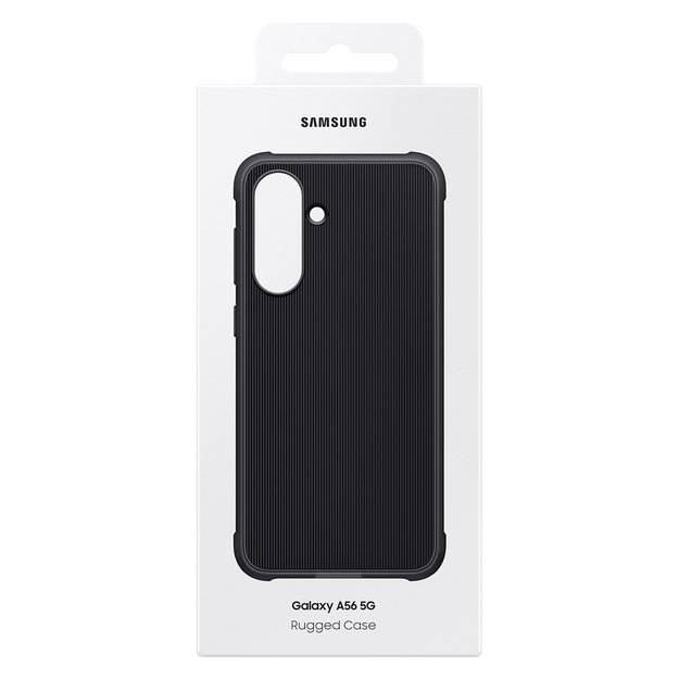 Samsung Rugged Silicone Case EF-RA566CBEGWW for Samsung Galaxy A56 5G - Black 5