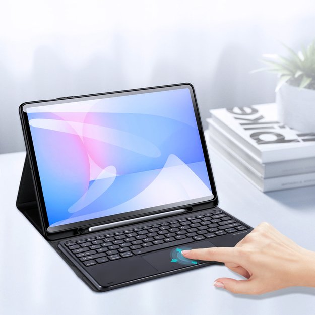 Etui z klawiaturą Dux Ducis (TK series) na Samsung Tab S10 FE+ (Plus) - czarne 5