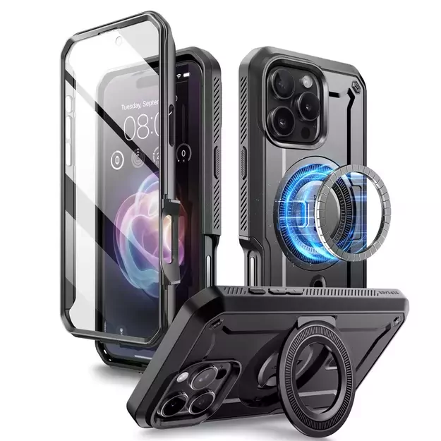 Supcase UB Pro Mag MagSafe Case for iPhone 16 Pro Max - Black 1
