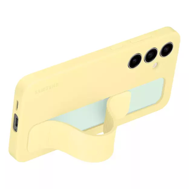 Samsung Standing Grip Case EF-GS721CYEGWW with holder / stand for Samsung Galaxy S24 FE - yellow 9