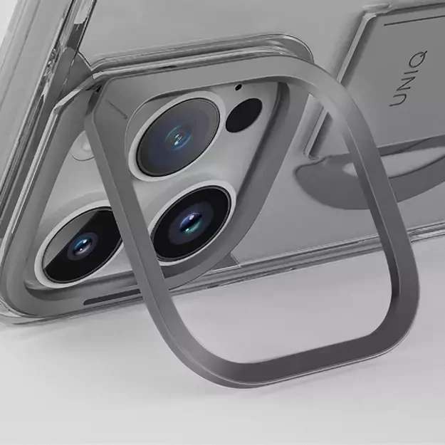 Uniq Heldro Max Magclick Charging Case for iPhone 16 Pro Max - Transparent 13