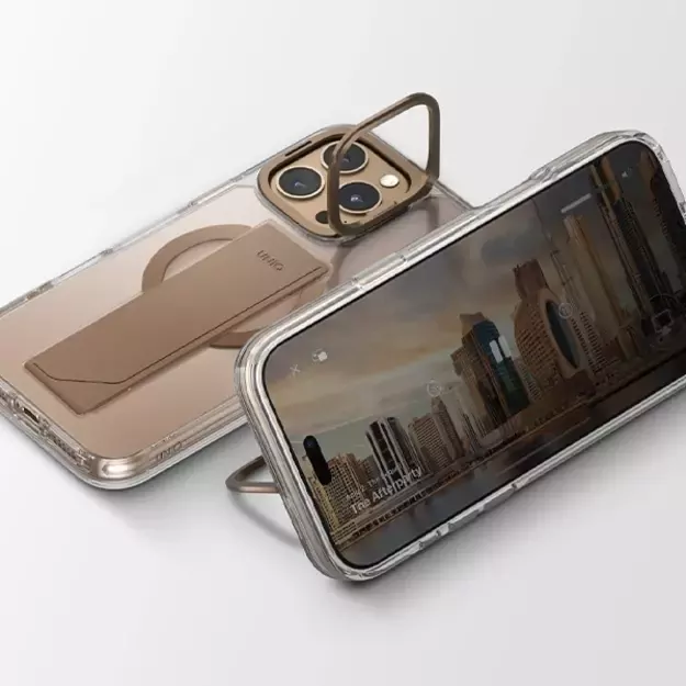 Uniq Heldro Max Magclick Charging Case for iPhone 16 Pro Max - Transparent 11
