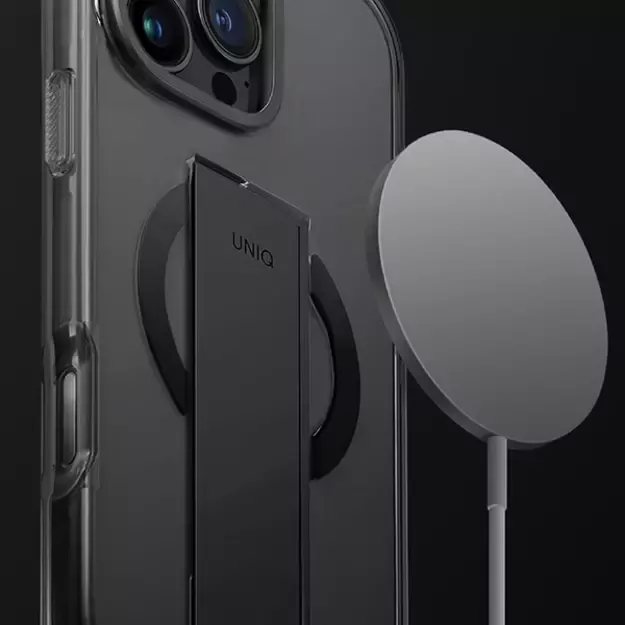 Uniq Heldro Max Magclick Charging Case for iPhone 16 Pro Max - Transparent 12