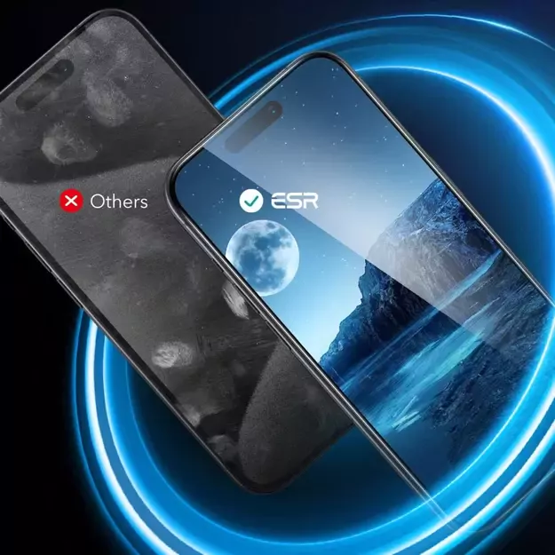 ESR Tempered Glass 2-PACK for iPhone 16 Pro Max - transparent 11
