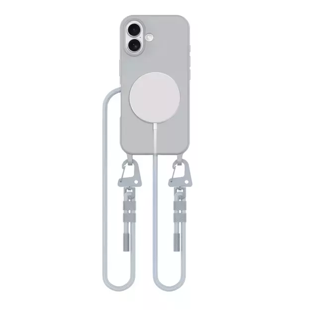 Tech-Protect MagNecklace MagSafe iPhone 16 Case - Gray