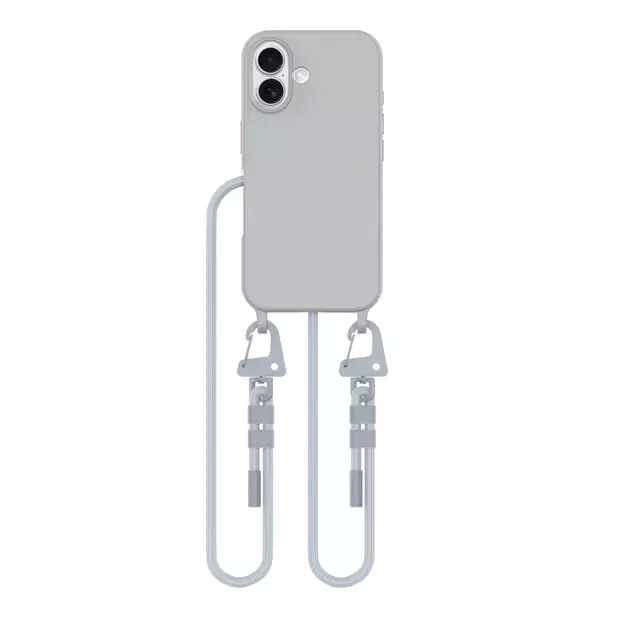 Tech-Protect MagNecklace MagSafe iPhone 16 Case - Gray 1