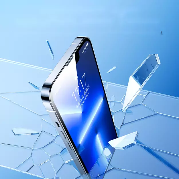 Joyroom Knight Glass for iPhone 14 Pro Max with Mounting Kit Clear (JR-H12) 7
