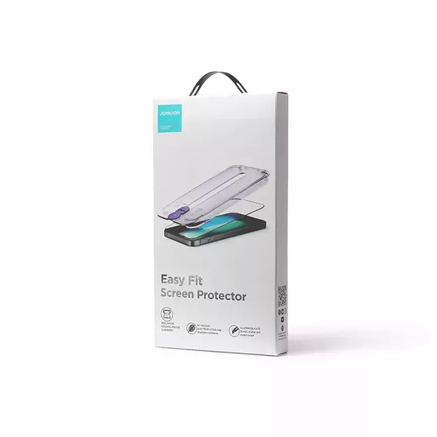 Joyroom Knight Glass for iPhone 14 Pro Max with Mounting Kit Clear (JR-H12) 4