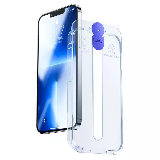 Joyroom Knight Glass for iPhone 14 Pro Max with Mounting Kit Clear (JR-H12) 1
