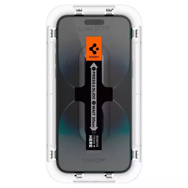 Spigen Glas.tR EZ Fit Tempered Glass for iPhone 14 Pro Max - 2 pcs. 12
