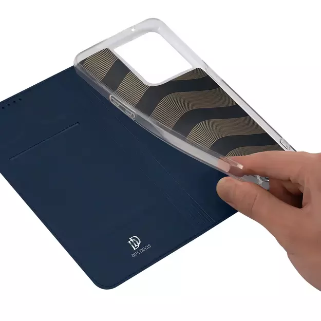 Dux Ducis Skin Pro case for Oppo Reno 8 flip cover card wallet stand blue 14