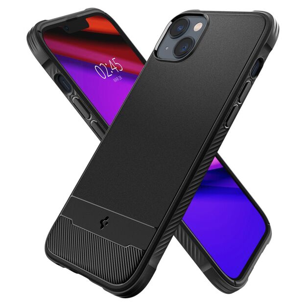 Spigen Rugged Armor Mag Case with MagSafe for iPhone 14 - Matte Black 4