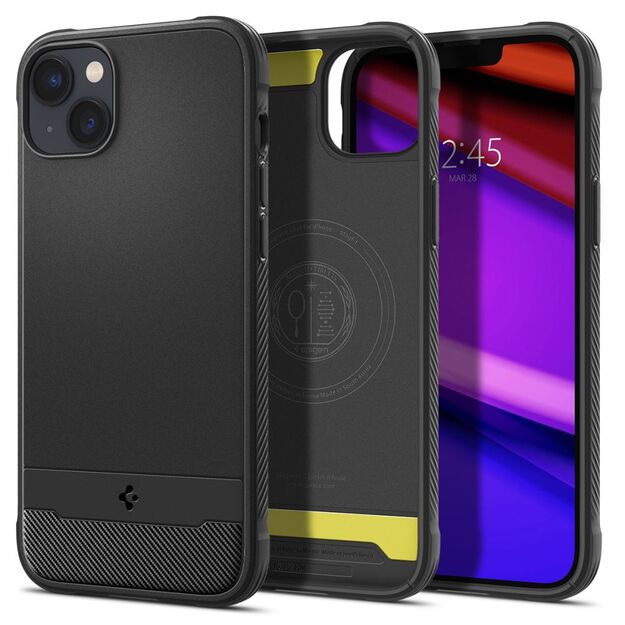 Spigen Rugged Armor Mag Case with MagSafe for iPhone 14 - Matte Black 2