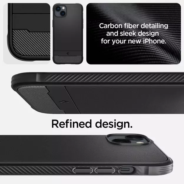Spigen Rugged Armor Mag Case with MagSafe for iPhone 14 - Matte Black 10