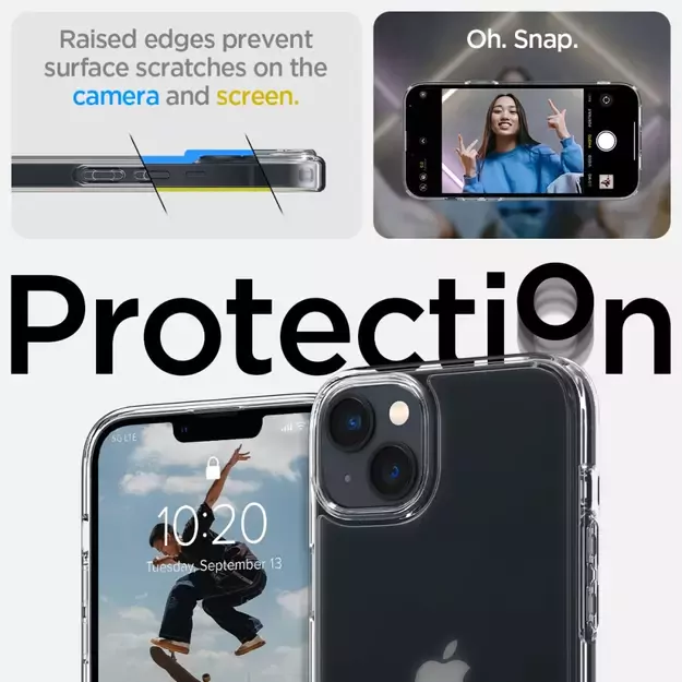 Spigen Ultra Hybrid iPhone 14 Plus Case - Matte Clear 20