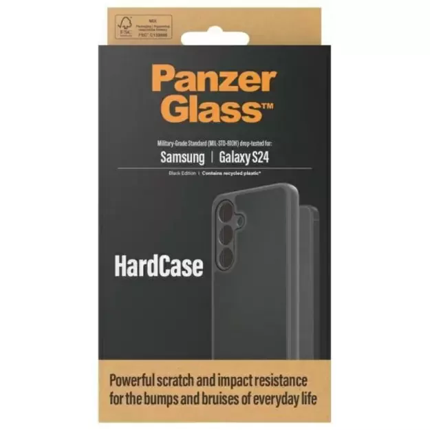PanzerGlass HardCase Military grade for Samsung Galaxy S24 - black 6