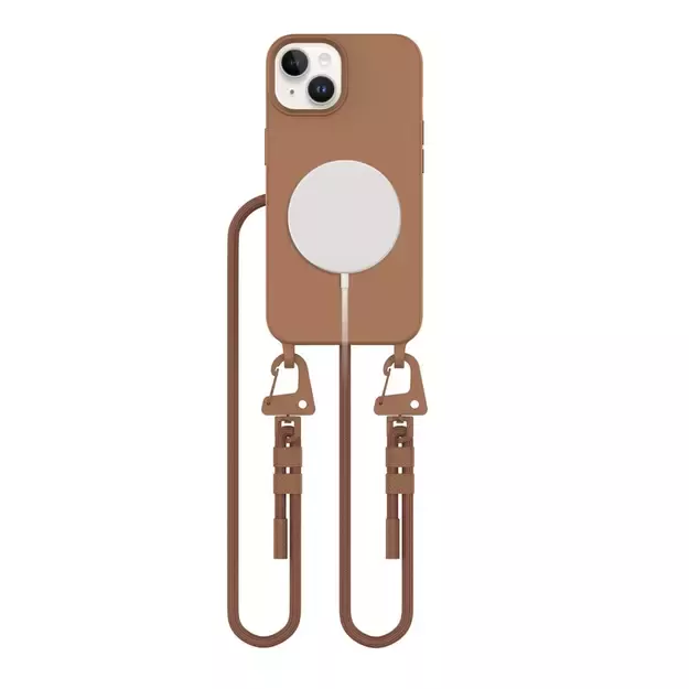 Tech-Protect MagNecklace MagSafe iPhone 14 Case - Brown