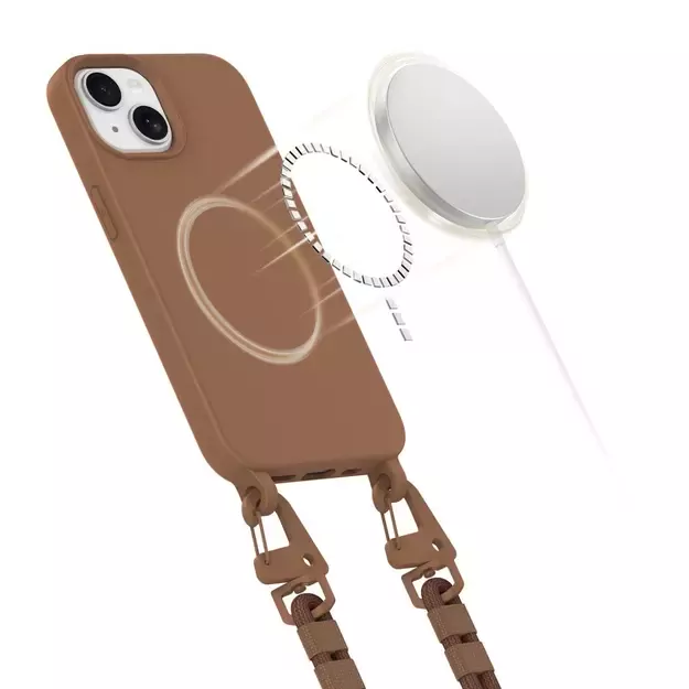Tech-Protect MagNecklace MagSafe iPhone 14 Case - Brown 7