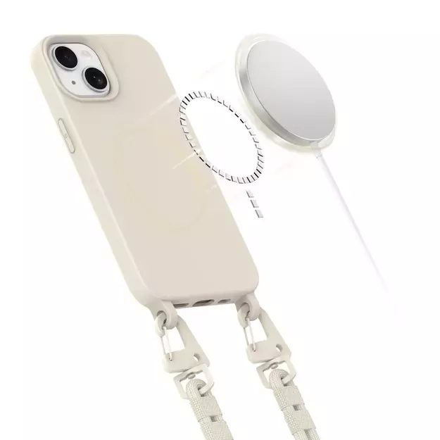Tech-Protect MagNecklace MagSafe iPhone 14 Case - Beige 7