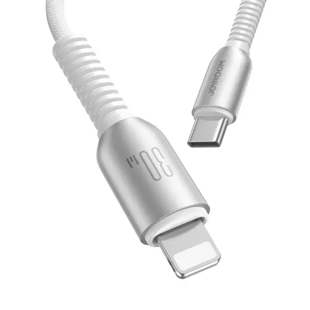 Joyroom S-A51 Cutting-Edge Series 30W USB-C - Lightning cable 1.2m - light gray 11