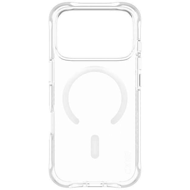 CARE by PanzerGlass Fashionable Samba Case w. White MagSafe for iPhone 17 Pro - Transparent 2