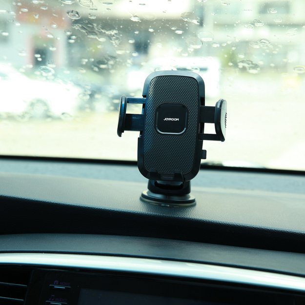 Joyroom car phone holder with telescopic extendable arm for dashboard and windshield black (JR-ZS259) 8