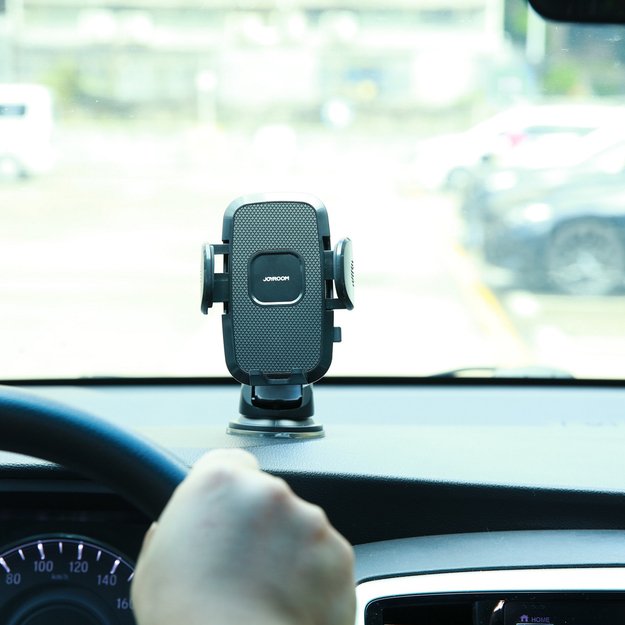 Joyroom car phone holder with telescopic extendable arm for dashboard and windshield black (JR-ZS259) 11
