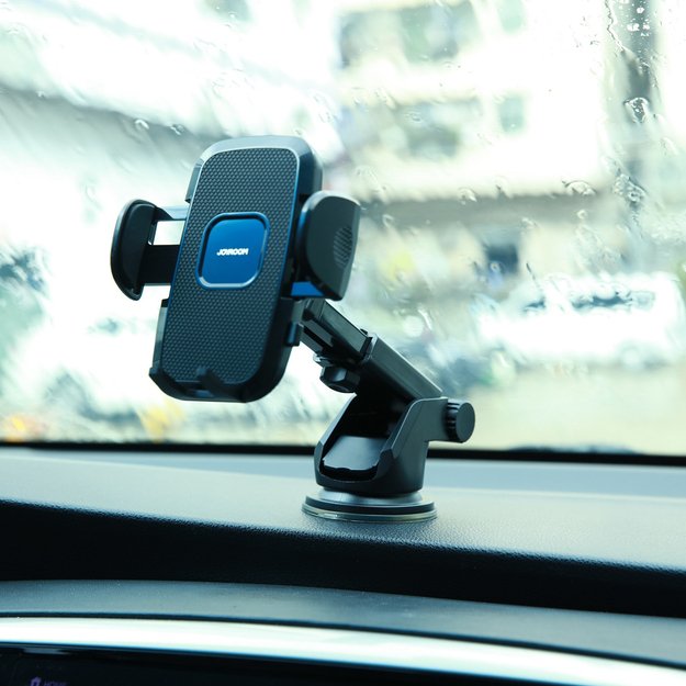 Joyroom car phone holder with telescopic extendable arm for dashboard and windshield black (JR-ZS259) 16