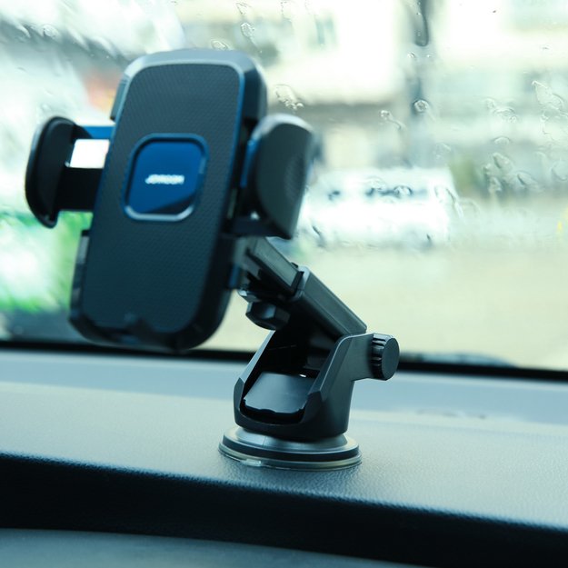 Joyroom car phone holder with telescopic extendable arm for dashboard and windshield black (JR-ZS259) 15