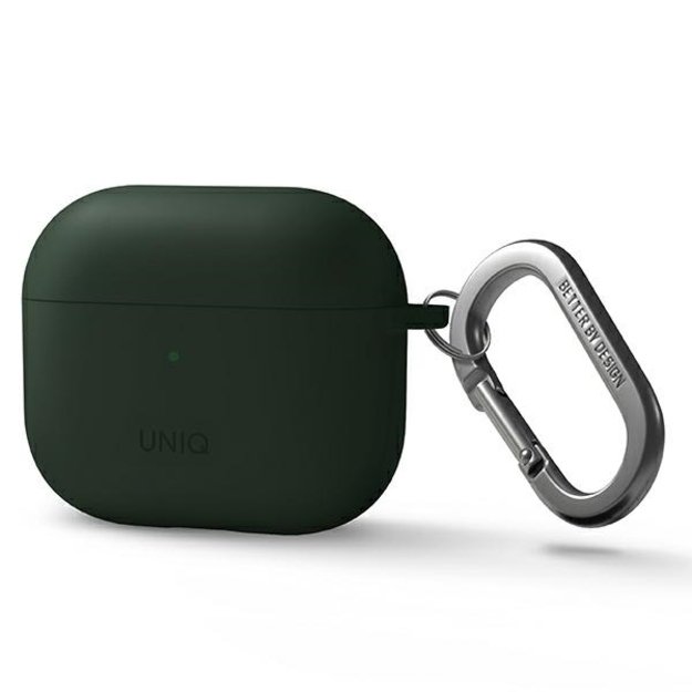 Uniq Nexo case for AirPods 3 + Ear Hooks Silicone - green 1