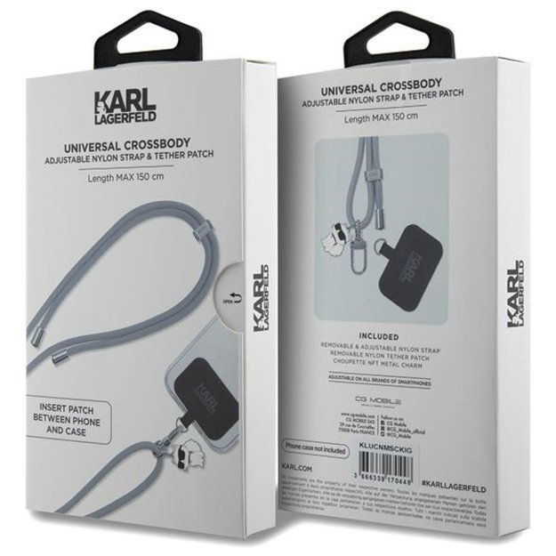 Karl Lagerfeld KLUCNMSCKIG Universal CBDY Cord case - black 2