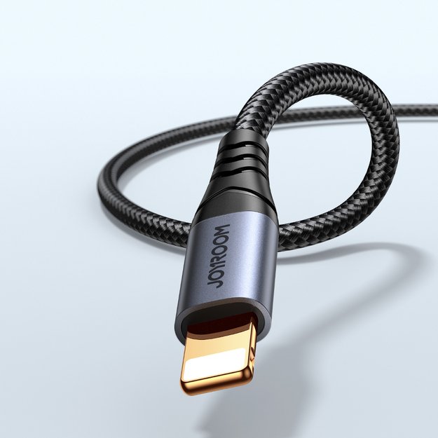 Joyroom Audio Transfer Series SY-A06 mini jack 3.5 mm / Lightning cable 1.2 m - black 7