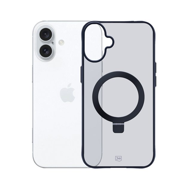 3mk Smoke Case Mag&amp Stand for Apple iPhone 16 - black 7