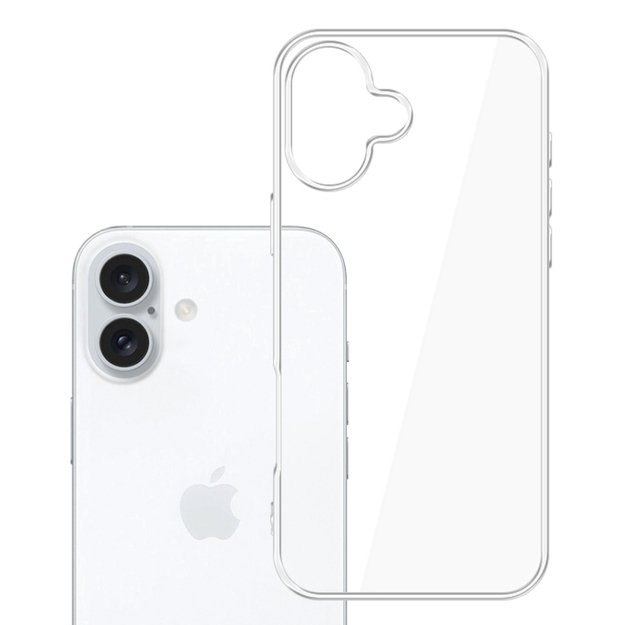 3mk Clear Case Eco for Apple iPhone 16 plus - transparent 10