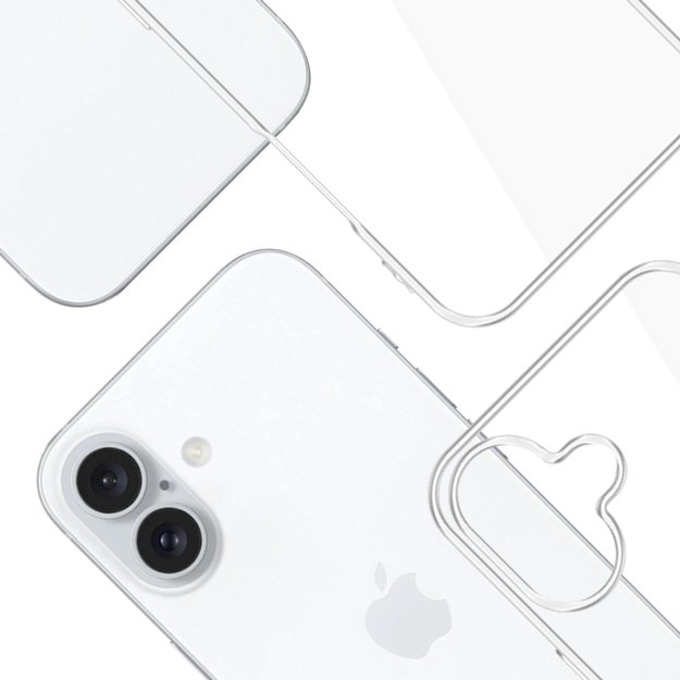 3mk Clear Case Eco for Apple iPhone 16 plus - transparent 4