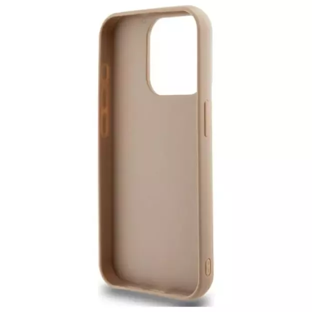 DKNY Quilted Stack Logo iPhone 15 Pro Max Case - Beige 11