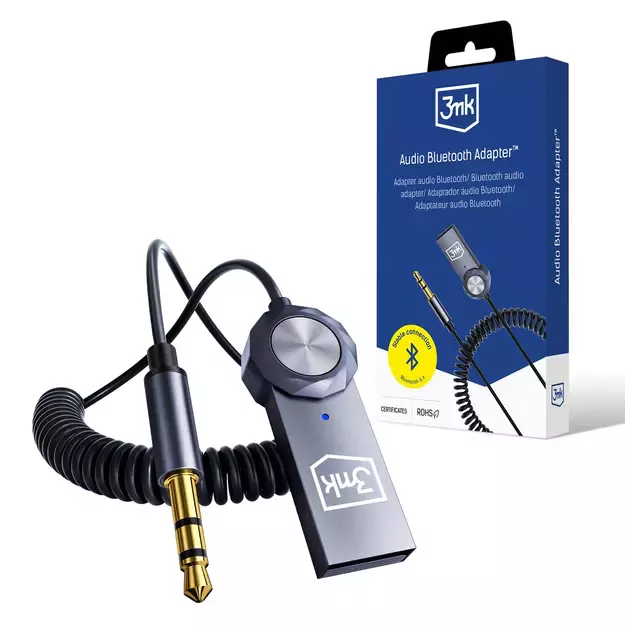 3mk Audio Bluetooth Adapter™ Bluetooth 5.4 transmitter with microphone