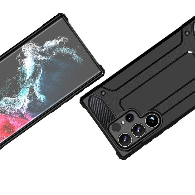 Hybrid Armor Case for Xiaomi Redmi 14C - Black 2