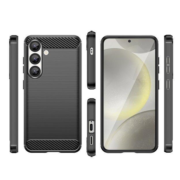 Carbon Case Flexible Silicone for Xiaomi Redmi A5 4G - Black 2
