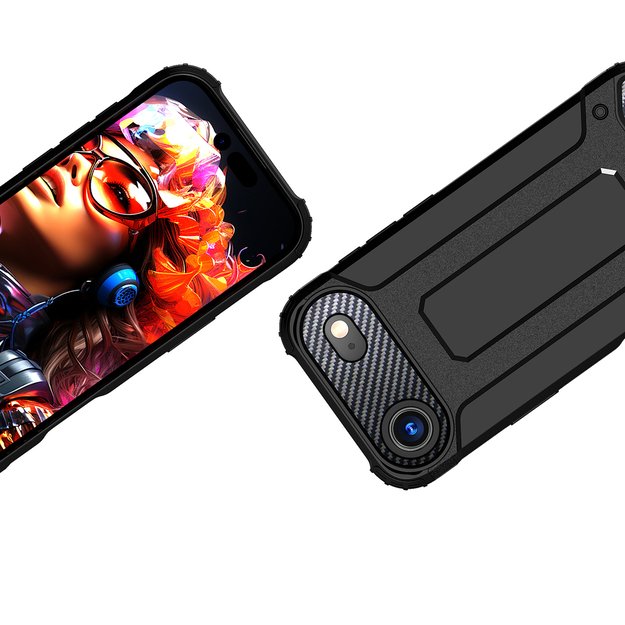 Hybrid Armor Case for iPhone 17 Air - Black 2