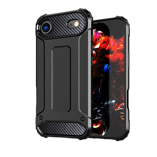 Hybrid Armor Case for iPhone 17 Air - Black 1
