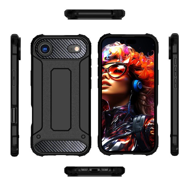 Hybrid Armor Case for iPhone 17 Air - Black 3