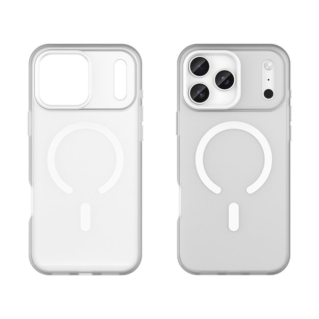 Magnetic Abrasive Case for iPhone 17 Pro Max Compatible with MagSafe - Matte White 1