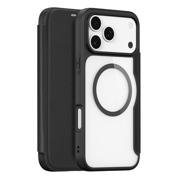 Dux Ducis Skin X Pro Case for iPhone 17 Pro Max with Wallet, MagSafe Compatible - Black