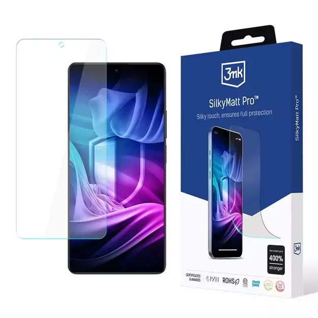Matte protective film 3mk Silky Matt Pro for Xiaomi Redmi Note 14 Pro+