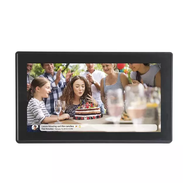 Denver Frameo PFF-1515B 15.6&quot  Digital Frame - Black 16
