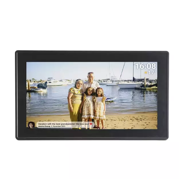 Denver Frameo PFF-1515B 15.6&quot  Digital Frame - Black 15