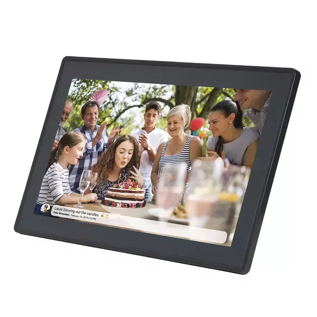 Denver Frameo PFF-1515B 15.6&quot  Digital Frame - Black 12