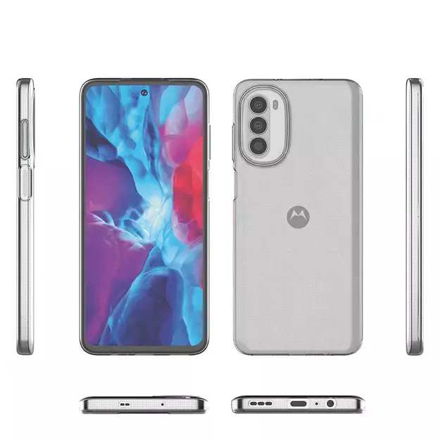 Ultra Clear 0.5mm case for Motorola Moto G82 5G / Moto G52 thin cover transparent 9