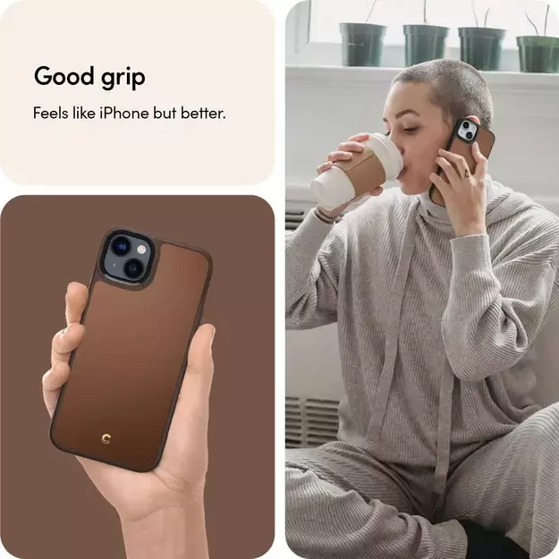Spigen Cyrill Kajuk Mag Case with MagSafe for iPhone 14 Plus - Brown 36
